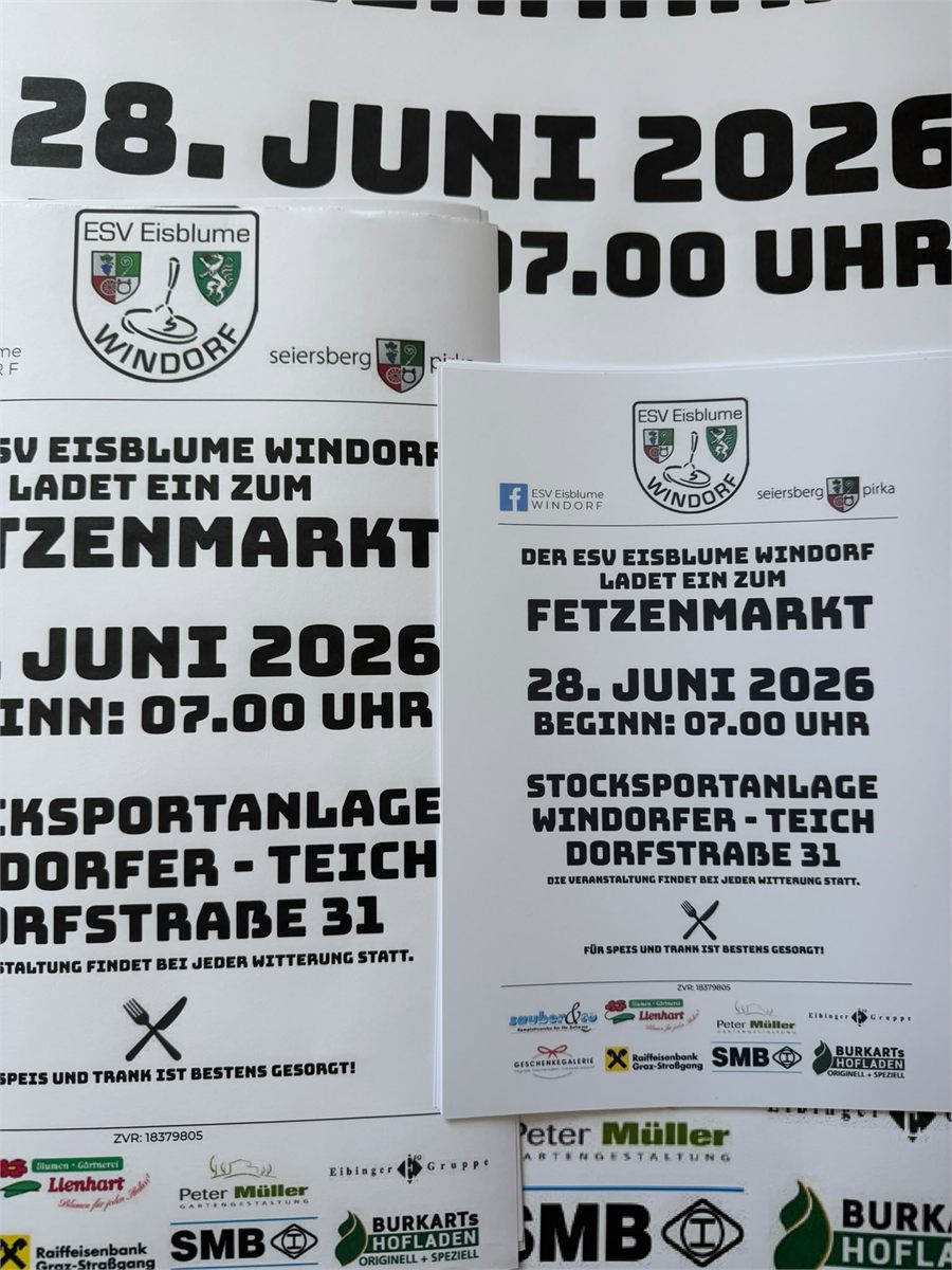 Druck: Fetzenmarkt Flyer