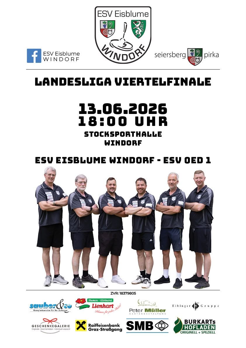 Grafikdesign: Esv Eisblume Viertelfinale