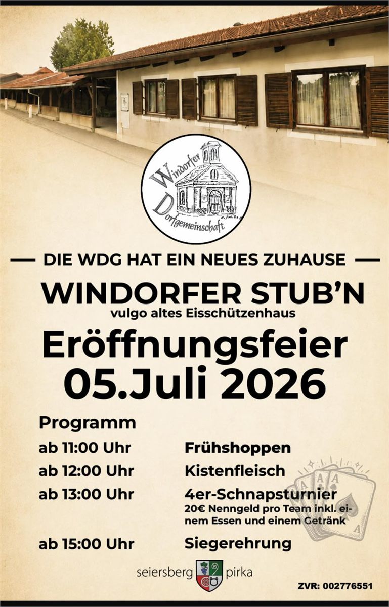 Grafikdesign: Windorfer Stubn