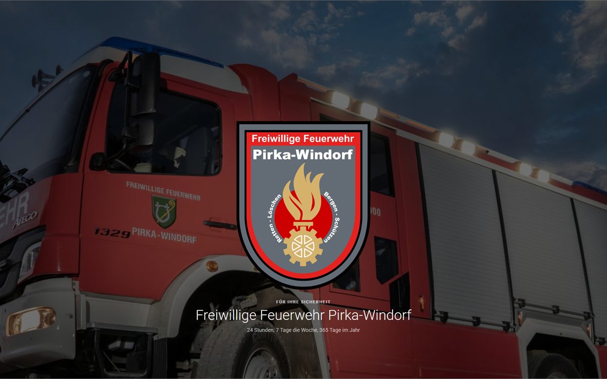 Vorschau der Website ffpw.at – Freiwillige Feuerwehr Pirka-Windorf